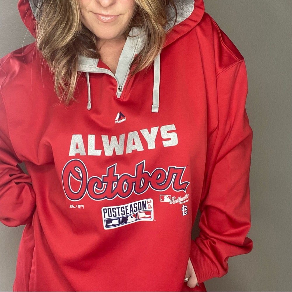 St Louis Cardinals 2014 Always October post season hoodie size 2xl